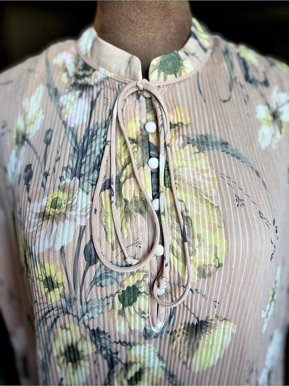 H&M Floral Maxi Dress in Pink Size 18 NWT - Picture 6 of 11